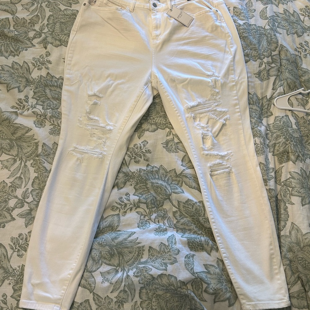 Judy Blue Skinny Fit distressed sz 20 W new